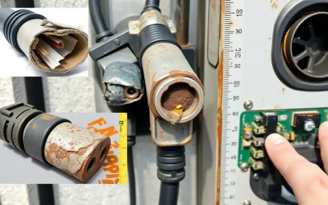 What are the signs of excessive wear on EV charging components