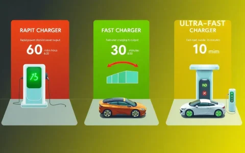 What are the differences between rapid chargers, fast chargers, and ultra-fast chargers