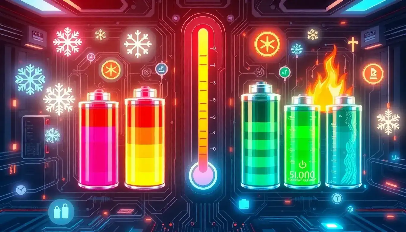 How does temperature affect the charging speed and safety of batteries