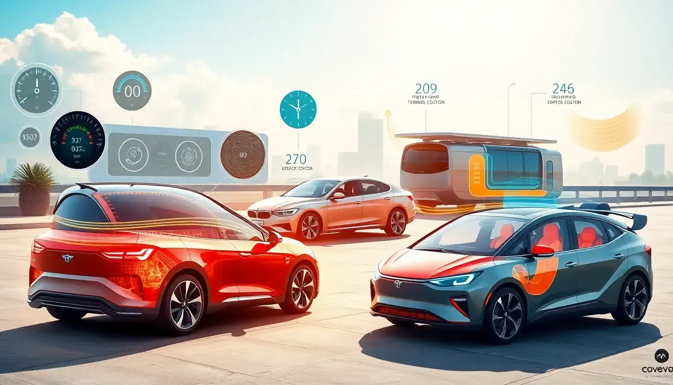 How do different EV models handle temperature regulation