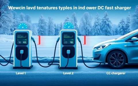 Does the type of EV charger affect charging speed in cold temperatures
