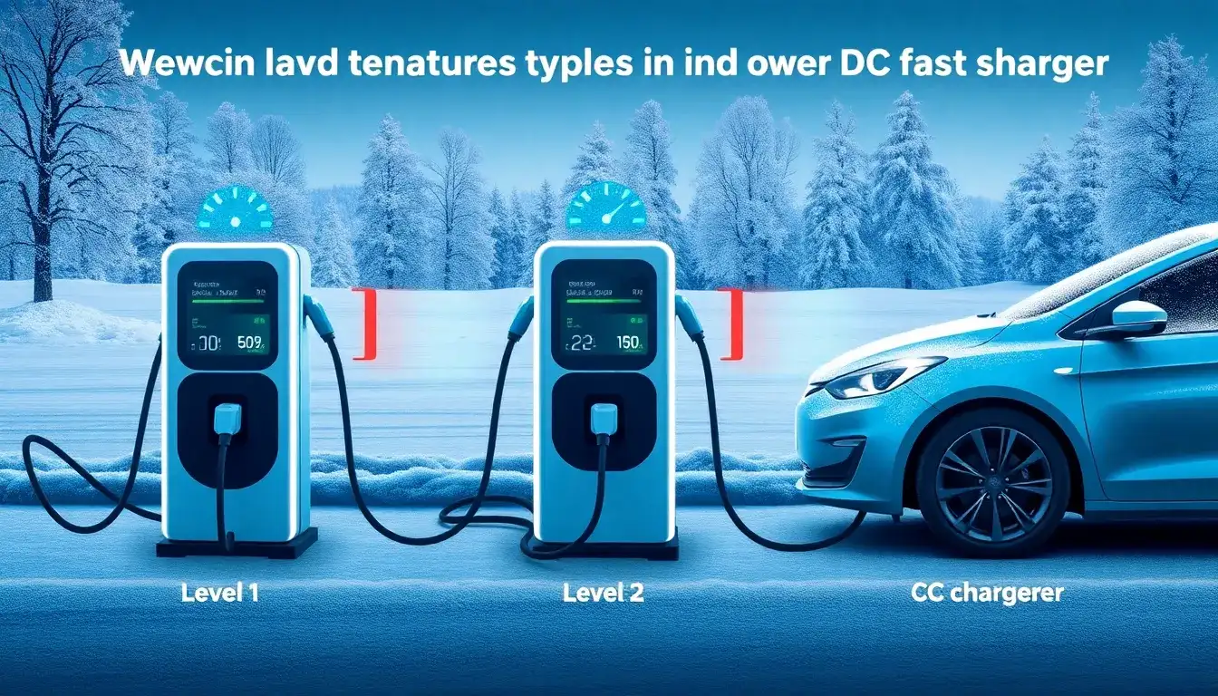 Does the type of EV charger affect charging speed in cold temperatures