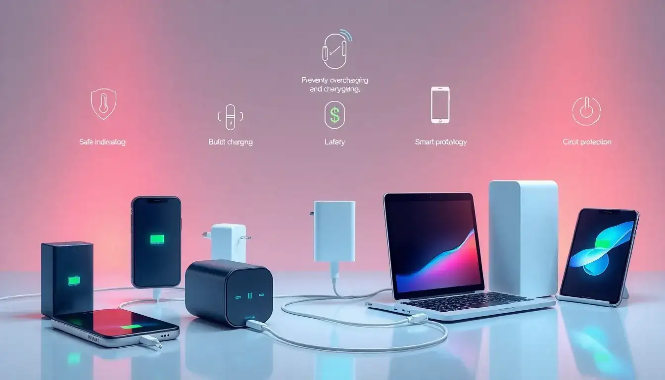 Are there specific chargers designed to prevent overcharging and overheating