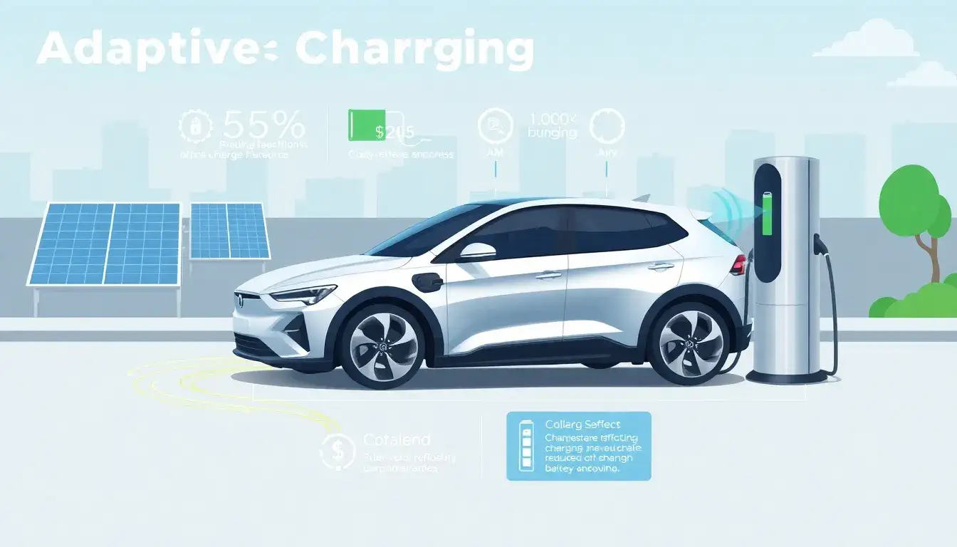 What are the benefits of using adaptive charging technology in car chargers