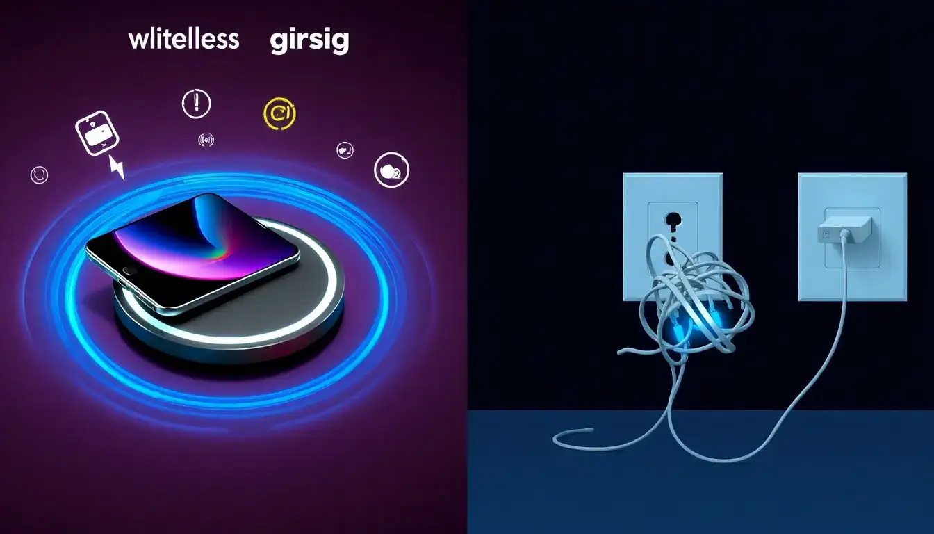 How does wireless charging compare to traditional charging in terms of speed