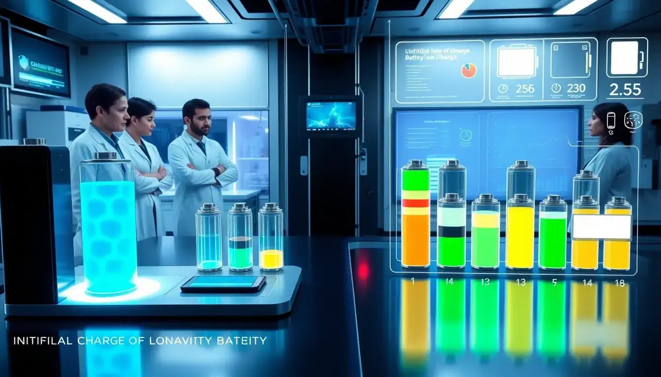 How does the initial state of charge affect the overall lifespan of the battery