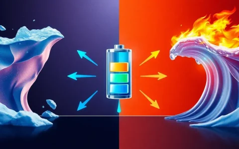 What is the impact of temperature on battery cycle life