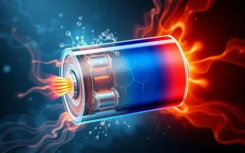 How does temperature influence battery degradation at high state of charge