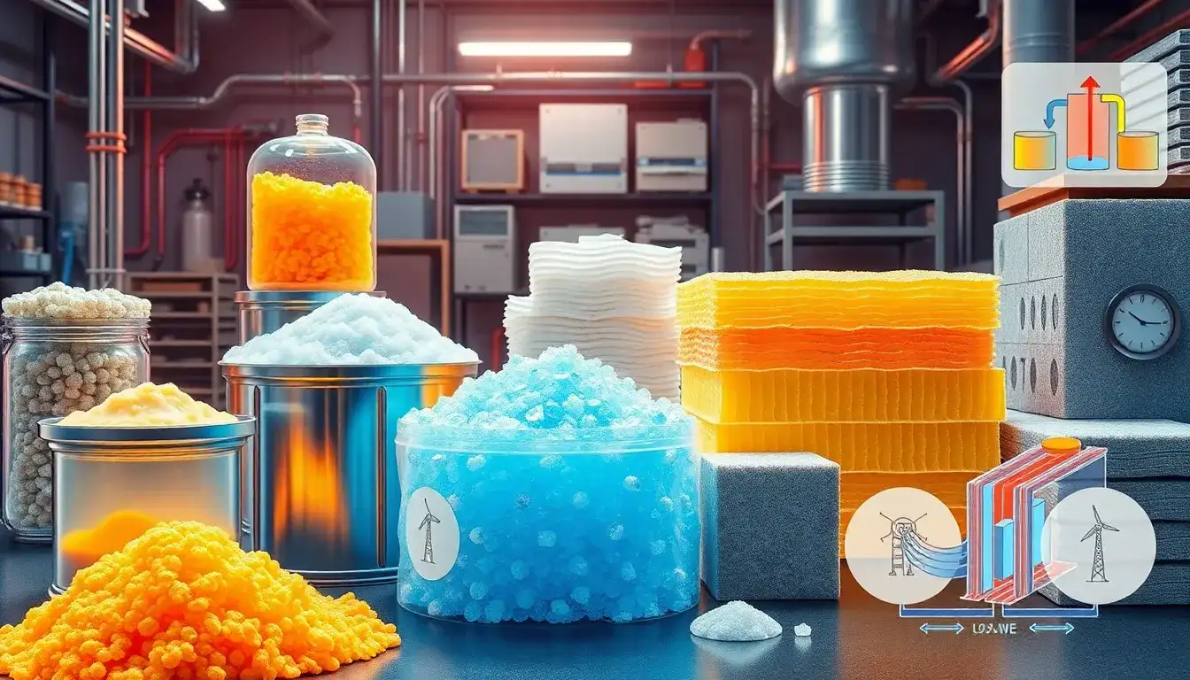 What are the most cost-effective materials currently used in thermal energy storage systems