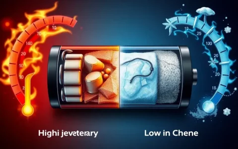 How does the initial state of charge influence battery longevity in extreme temperatures