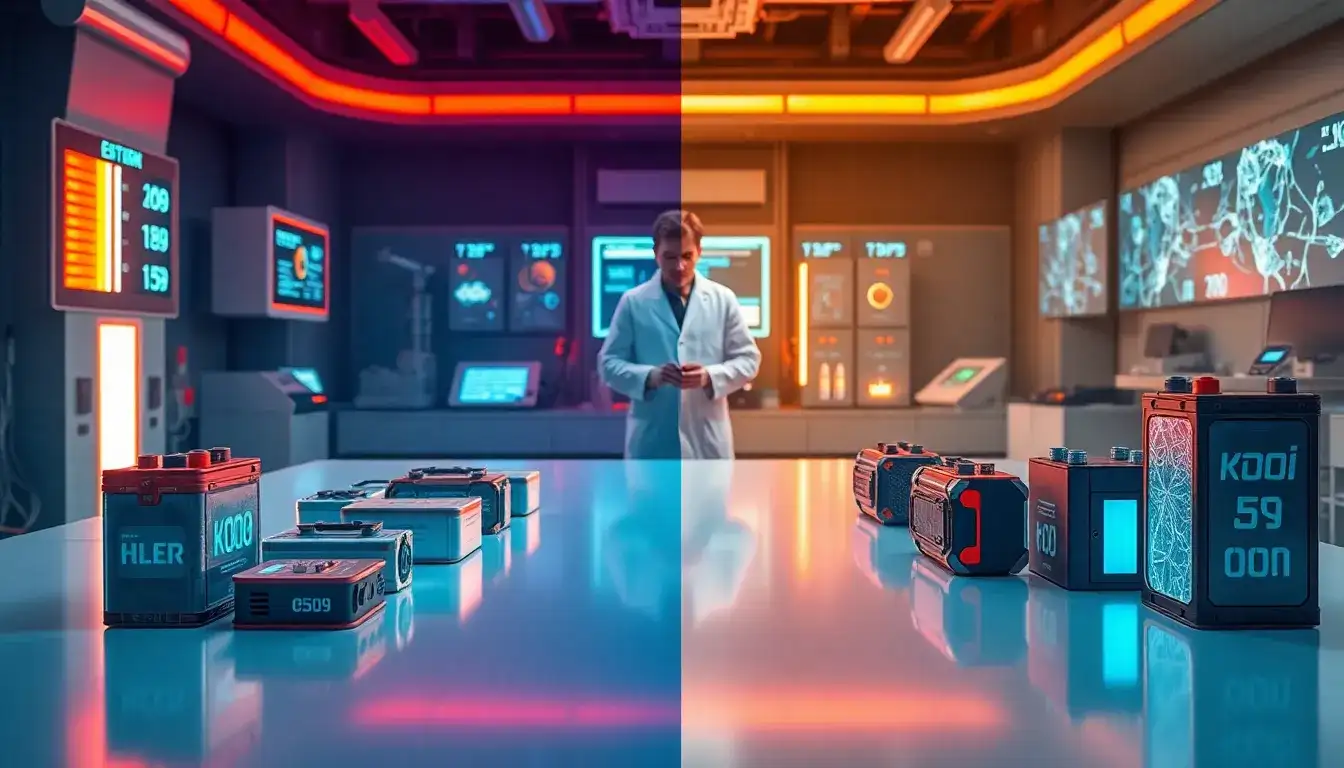 Are there specific battery types that perform better in extreme temperatures