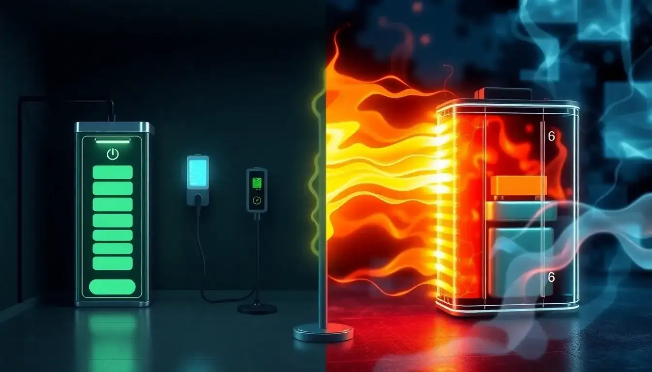 How does the charging process differ for batteries in high-temperature environments