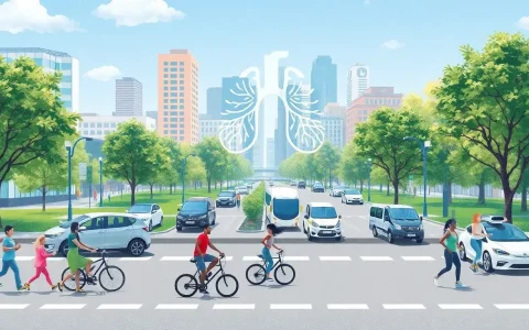How do electric vehicles impact respiratory health