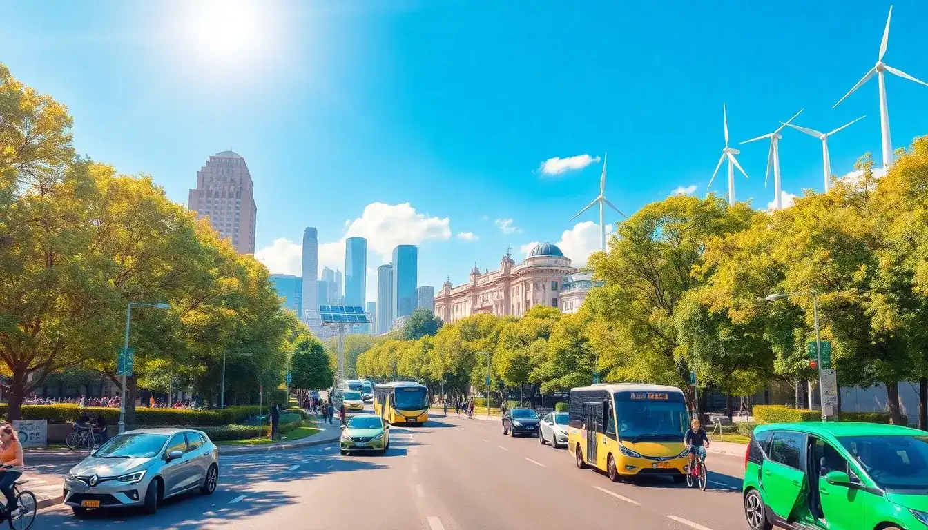 Are there any regions where electric vehicle adoption has significantly reduced air pollution