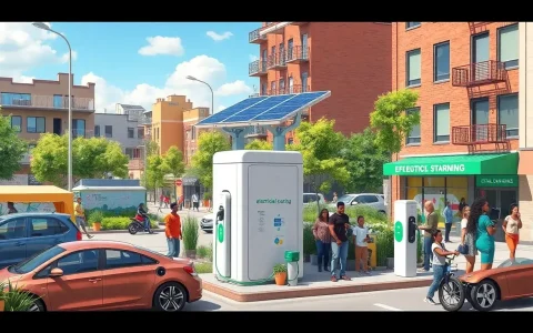 What are some successful examples of EV charging infrastructure in disadvantaged communities