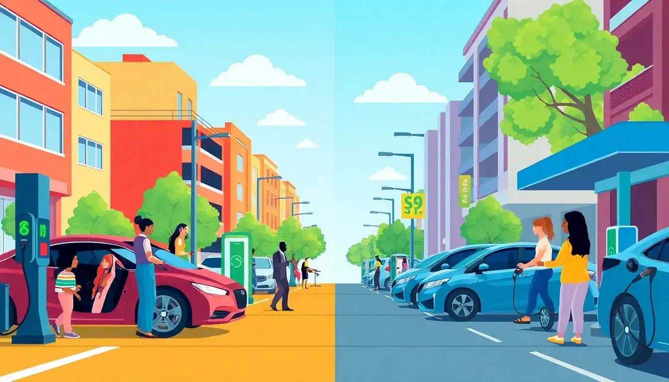 How do federal funding programs like NEVI impact EV infrastructure in low-income areas