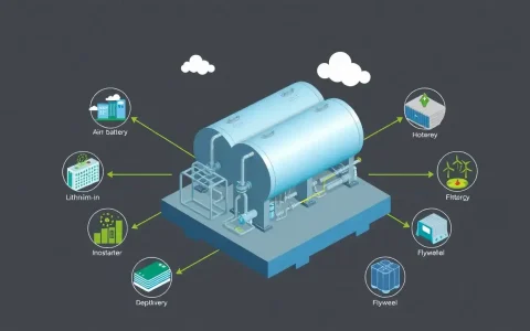 How does the efficiency of compressed air storage compare to other energy storage technologies