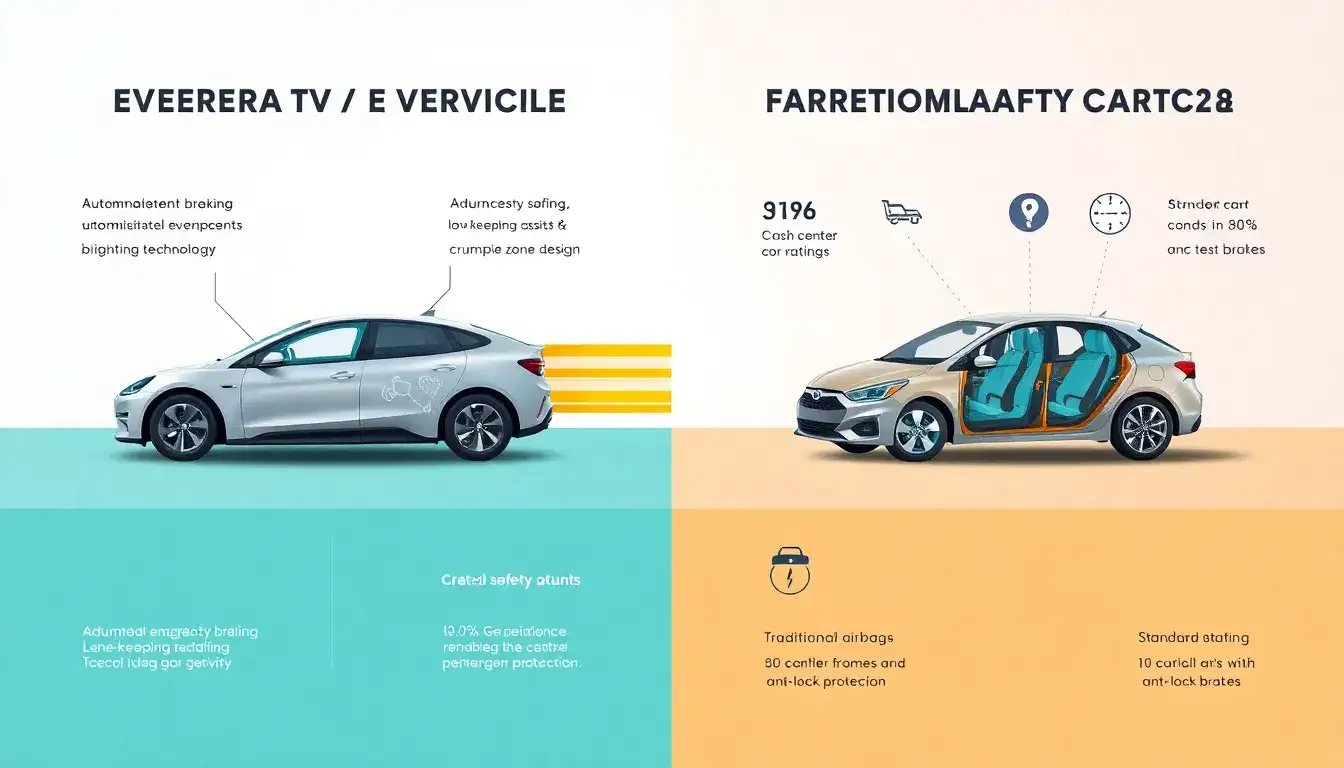 How do EVs compare to traditional cars in terms of safety