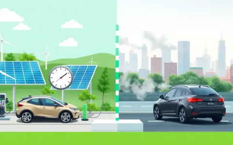 How long does it typically take for an electric vehicle to offset its higher manufacturing emissions through use