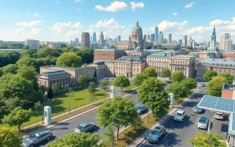 Which city has seen the most significant reduction in air pollution due to electric vehicles