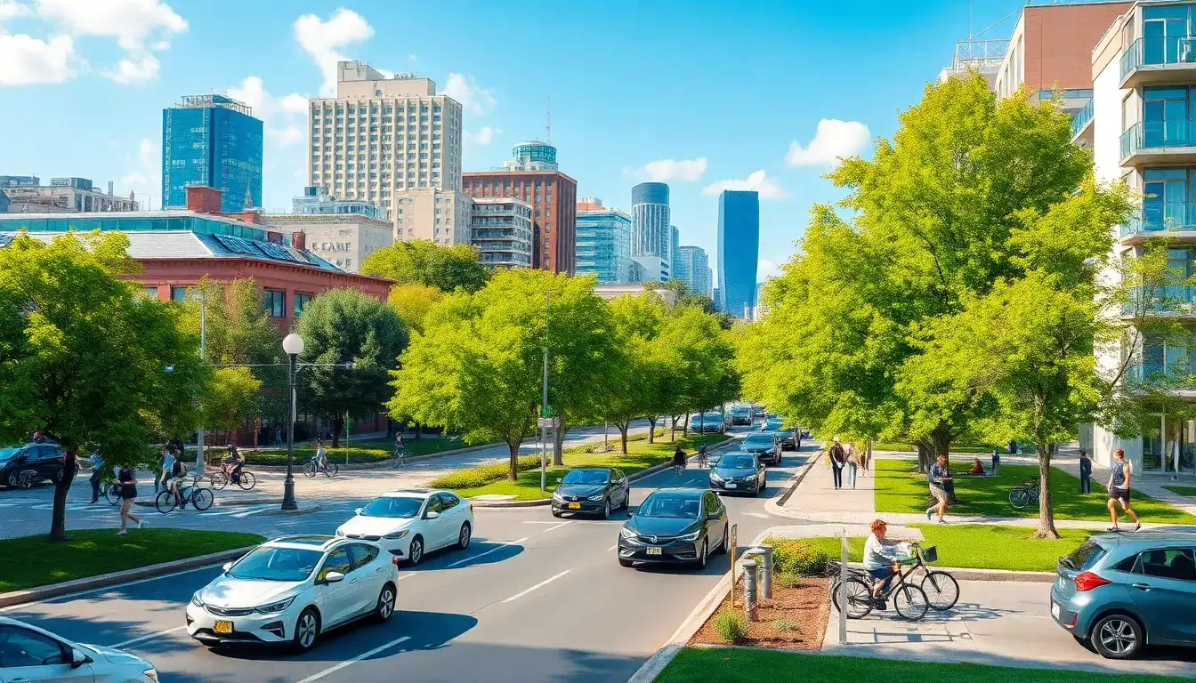 What are the health benefits of electric vehicles in urban areas