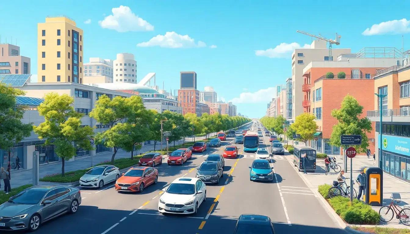 What are the economic benefits of transitioning to electric vehicles in cities