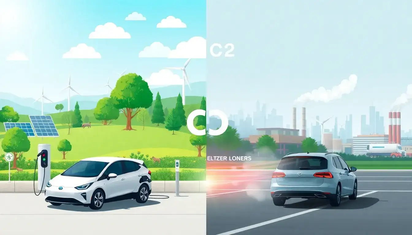 How do electric vehicles compare to conventional vehicles in terms of greenhouse gas emissions