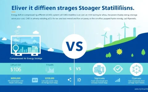 How does the cost of CAES systems compare to other energy storage solutions