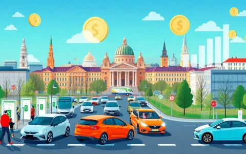 How do Vienna's subsidies for corporations and EVs impact overall adoption rates