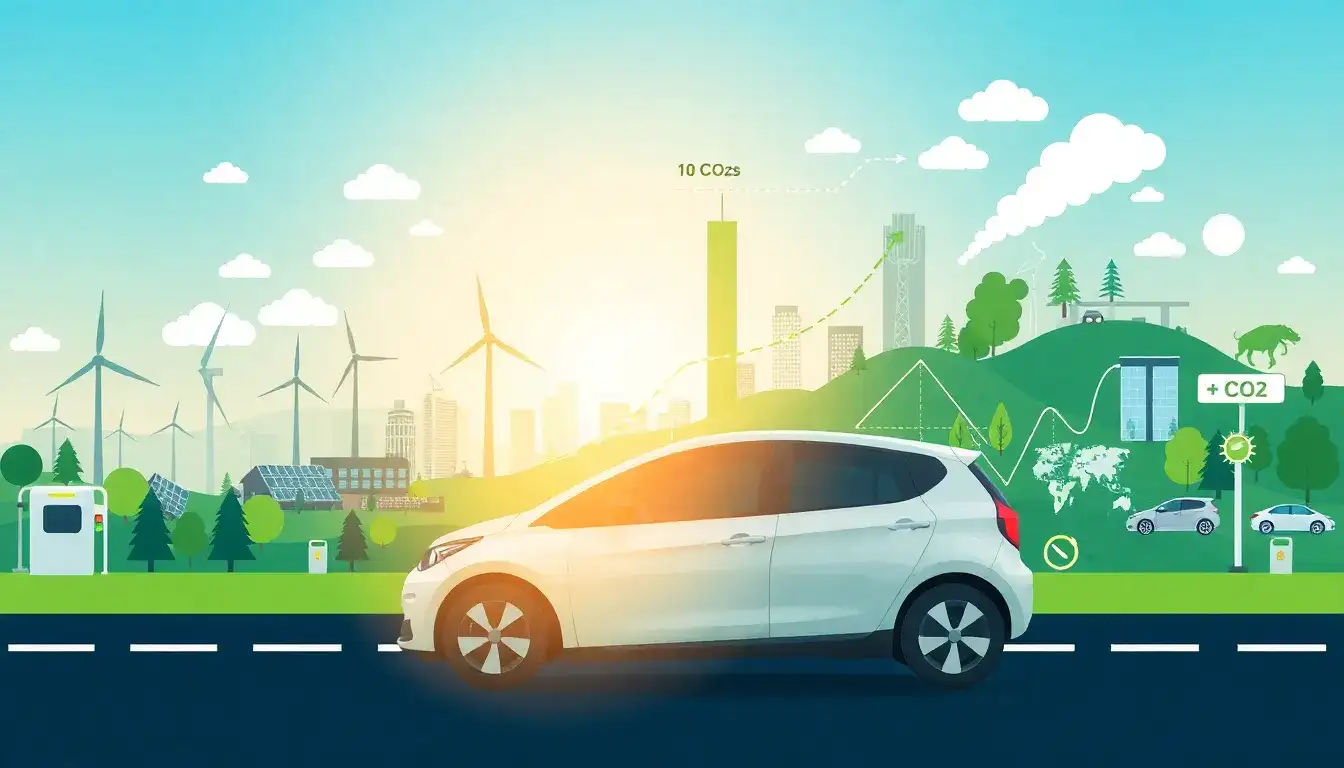 How does the adoption of electric vehicles impact greenhouse gas emissions