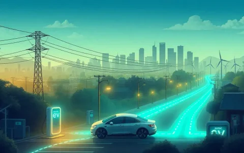 What role does the electricity grid play in the effectiveness of electric vehicles in reducing air pollution