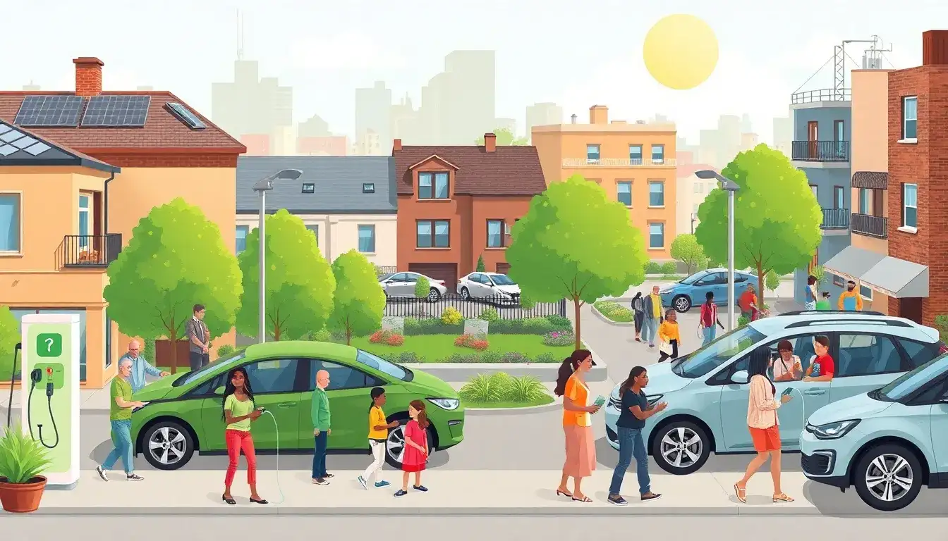 Are there any successful case studies of low-income communities adopting EVs with targeted incentives