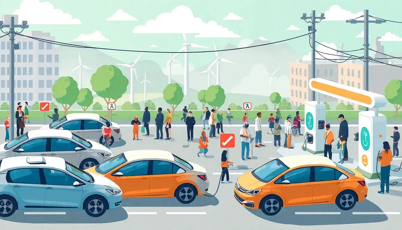 What are the main challenges in transitioning to electric vehicles