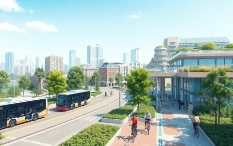 What strategies can cities use to encourage the use of multiple modes of sustainable transport