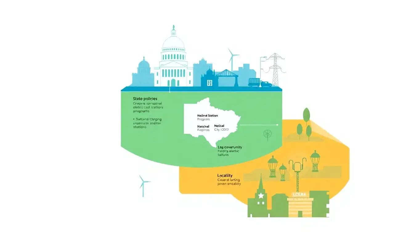 How do federal policies compare to state and local policies in addressing EV charging infrastructure