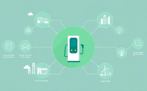 What role do utilities play in the collaboration between private companies and local governments for EV charging