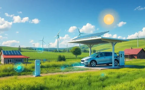 What are some innovative solutions to address the lack of EV charging infrastructure in rural areas