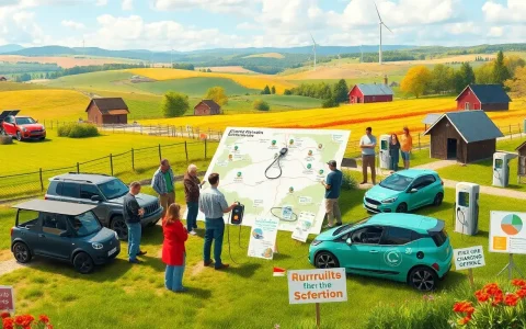 How can rural communities collaborate to create a more comprehensive EV charging network