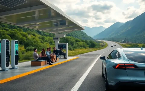 How can range anxiety be mitigated for long-distance EV travel