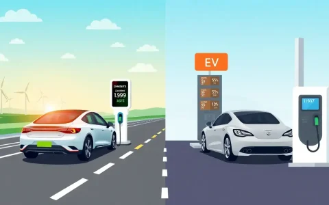 How does the cost of charging an EV on the road compare to gasoline