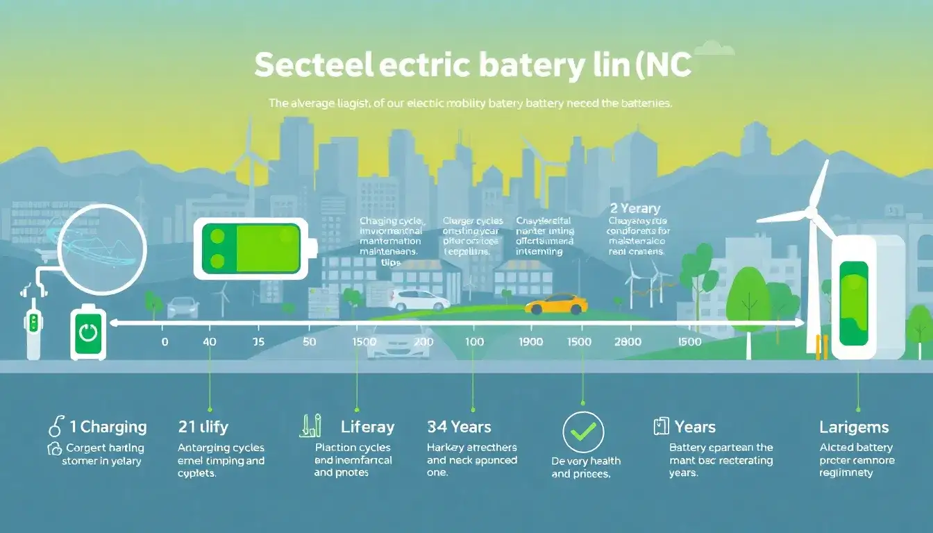 What is the average lifespan of an EV battery