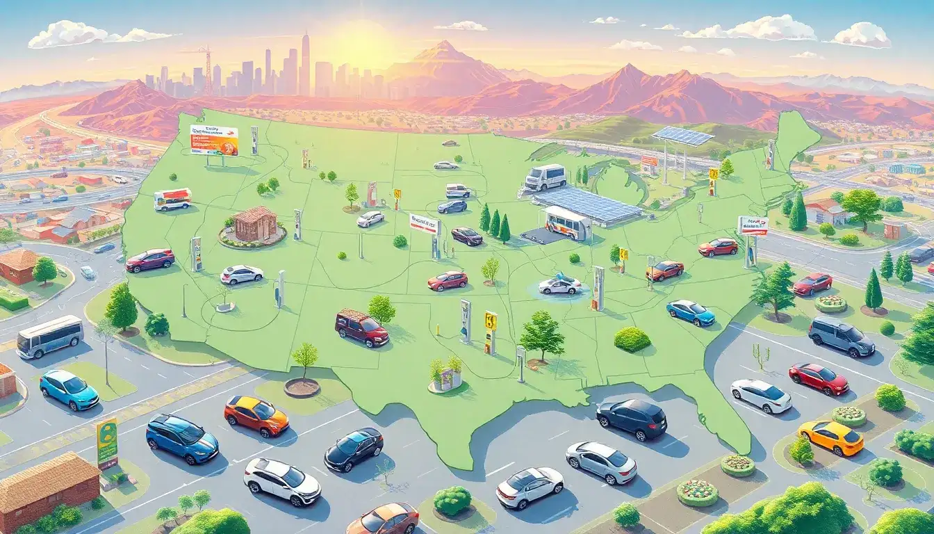 Which charging network has the most extensive coverage across the U.S