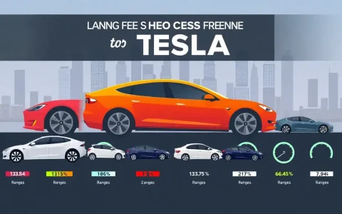 How does the range of Tesla models compare to other EVs