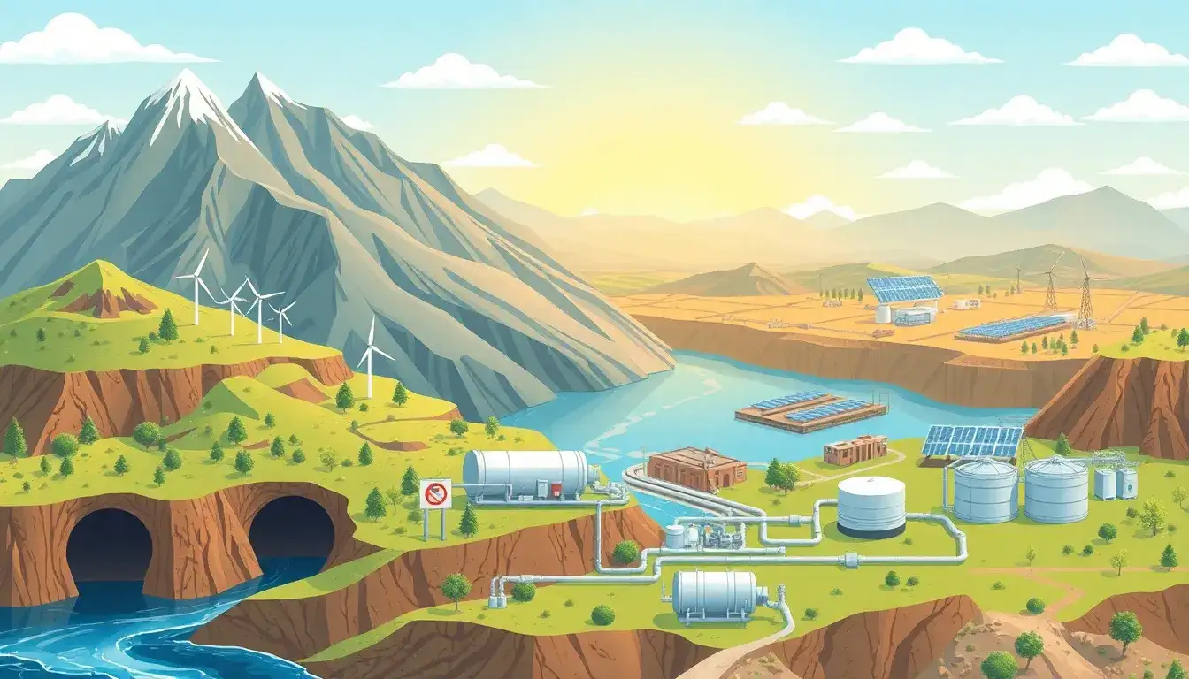 Are there any regions where compressed air storage is particularly cost-effective