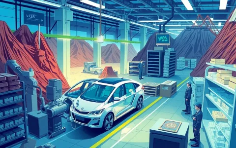 How do rare earth element shortages impact EV production