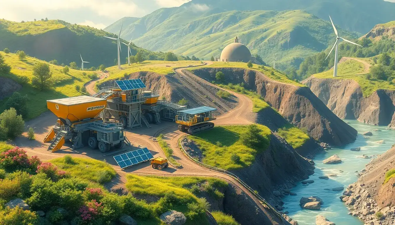 How can the environmental impacts of rare earth mining be mitigated