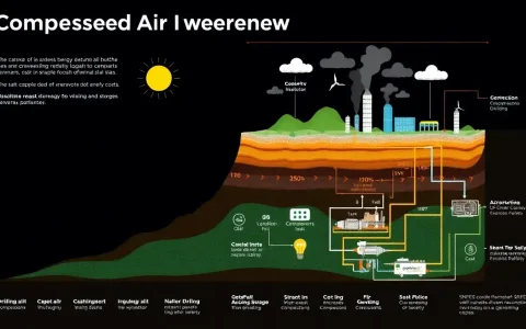 How does the depth of salt caverns impact the overall cost of compressed air storage