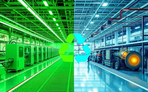 How effective are recycled magnets compared to new ones in EVs