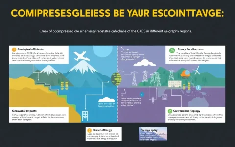 What are the main challenges in implementing compressed air energy storage in various regions