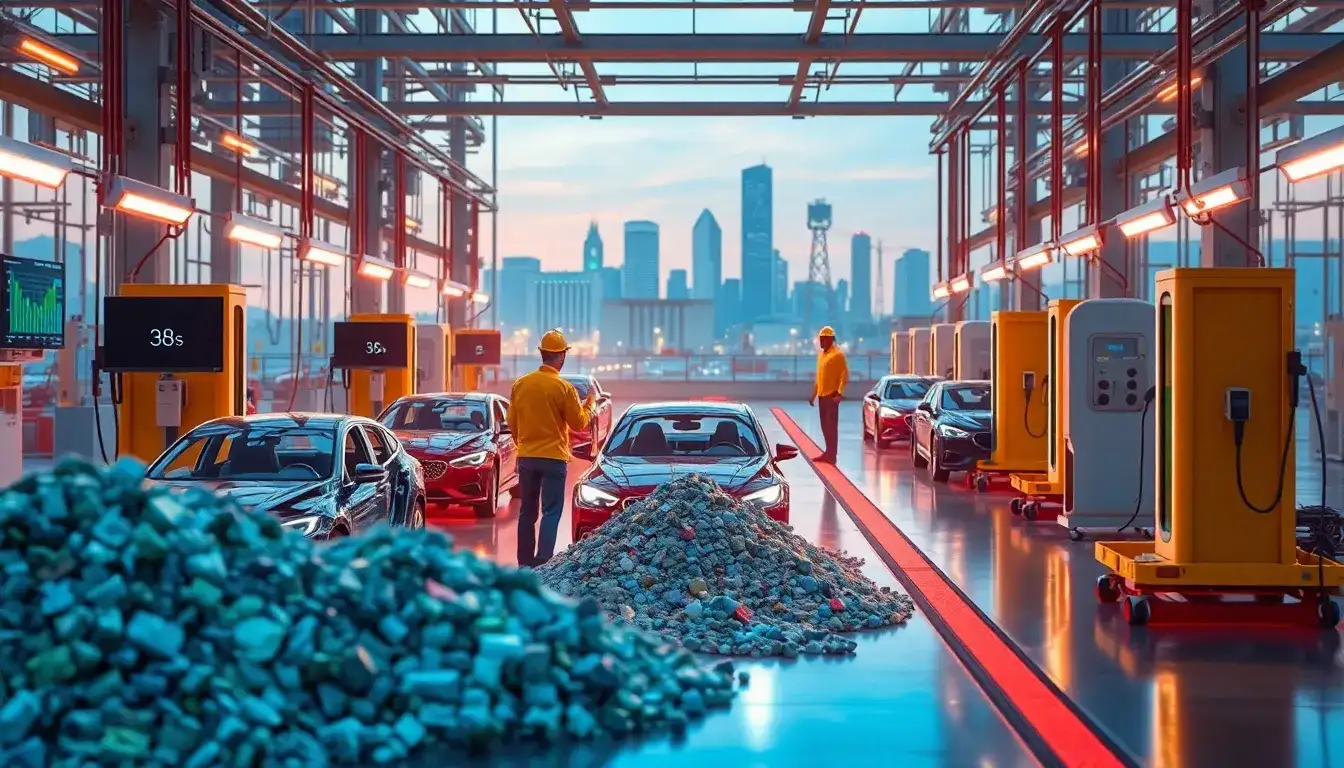 How does the shortage of rare earth elements affect the overall cost of EV production